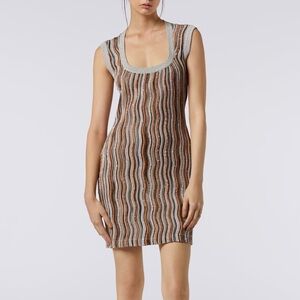 Missoni NWT Sequin Striped Knit Sleeveless Dress